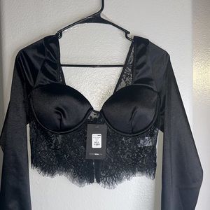 Fashion Nova: Not so innocent lace top